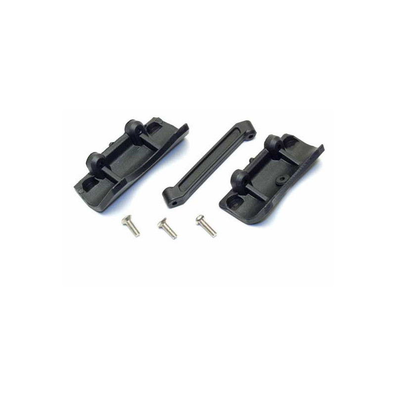 Pièce pour voiture electrique tous chemin 1/10 Pare-Chocs avt arr + renforts