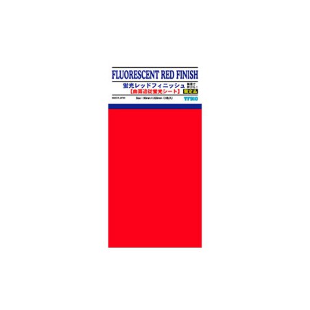 Materialien für Modellfluo Red Finishplatte | Scientific-MHD