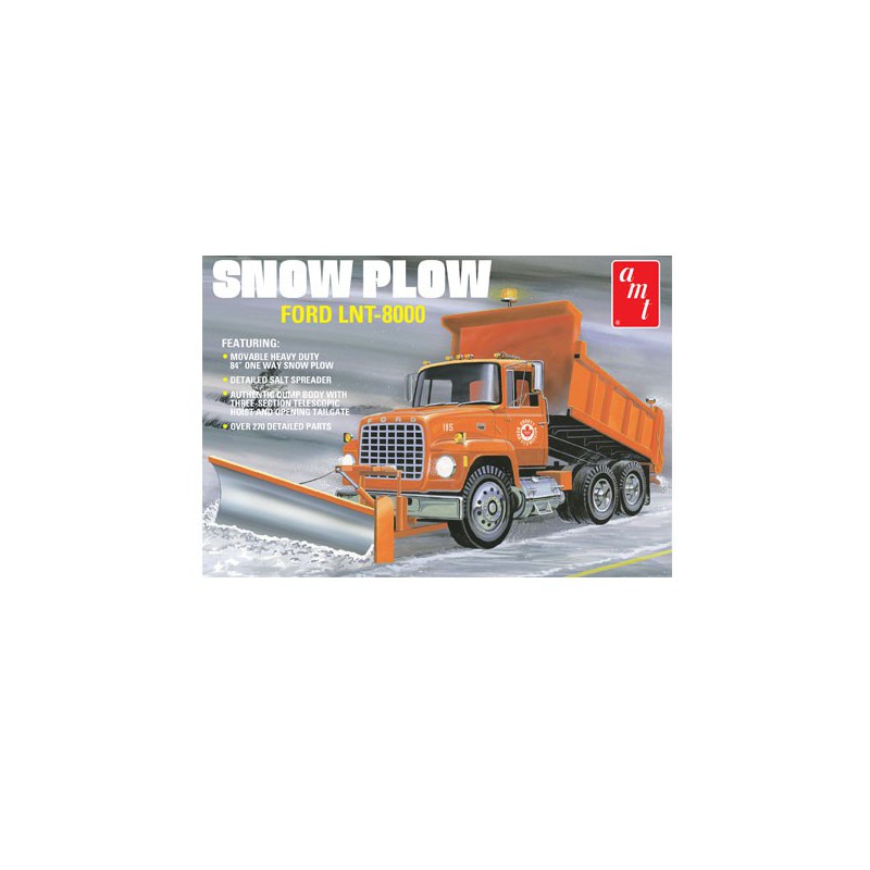 Maquette de camion en plastique Ford LNT-8000 Snow Plow 1/25