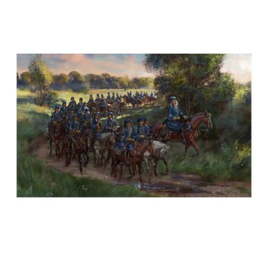 Figurine French Dragoons on the March 1/72 Figurine French Dragoons on the March 1/72