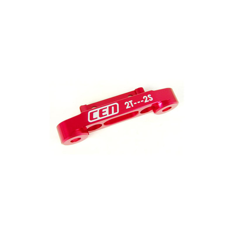 Pièce pour voiture thermique tous chemin 1/8 PLAQUE ARRIERE DE SUSPENSION