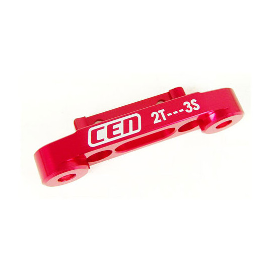 Pièce pour voiture thermique tous chemin 1/8 PLAQUE ARRIERE DE SUSPENSION