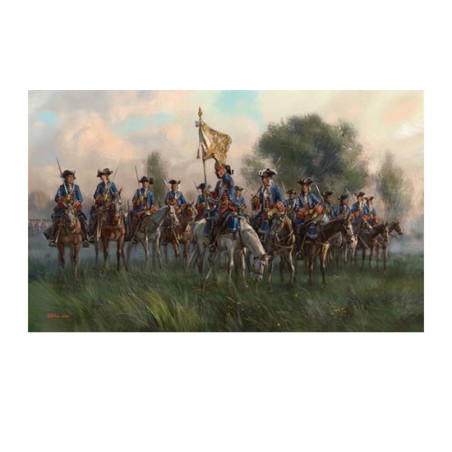 Figurine French Late War Dragoons in Reserve 1/72