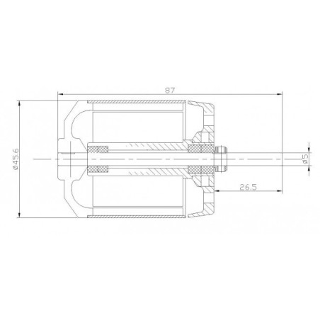 Draft electric motor DM3635 KV400 engine | Scientific-MHD