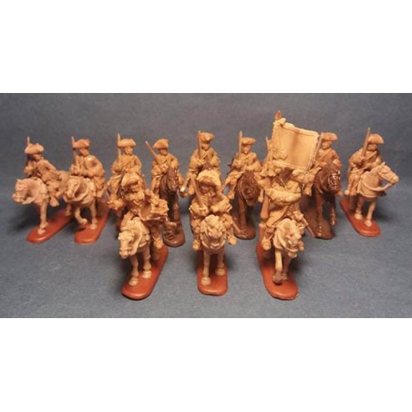 Figurine French Late War Dragoons in Reserve 1/72