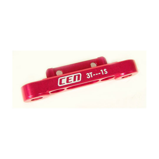 Pièce pour voiture thermique tous chemin 1/8 PLATINE DE SUSPENSION ARRIERE