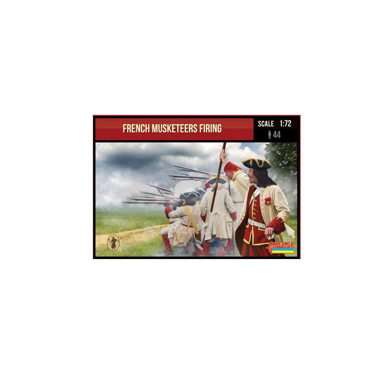 Figurine French Musketeers Firing 1/72