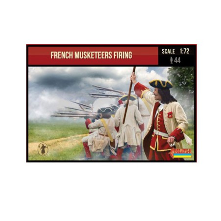 Figurine French Musketeers Firing 1/72