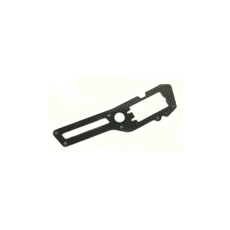 Pièce pour voiture thermique tous chemin 1/8 PLATINE RADIO EN CARBONE