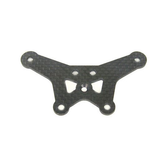 Pièce pour voiture thermique tous chemin 1/8 PLATINE SUPERIEURE CARBONE