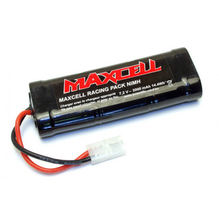 Pièce pour voiture electrique tous chemin 1/10 Racing Pack 2000 mAh 7,2 Volts