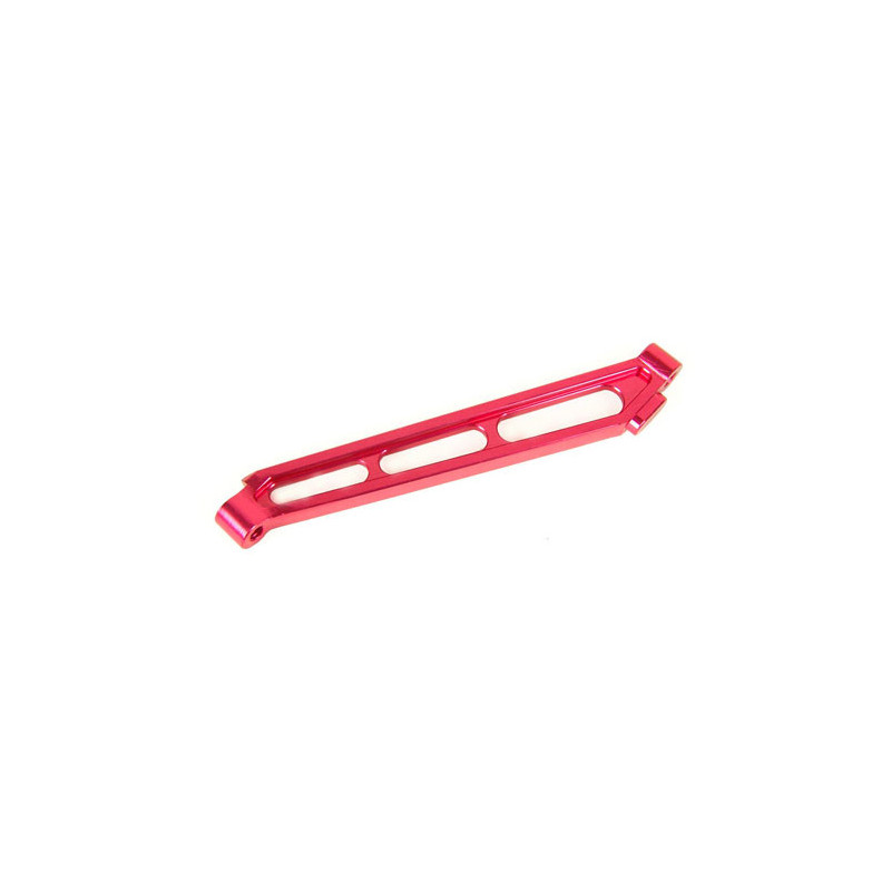 Pièce pour voiture thermique tous chemin 1/8 RENFORT AVANT DE CHASSIS ALU