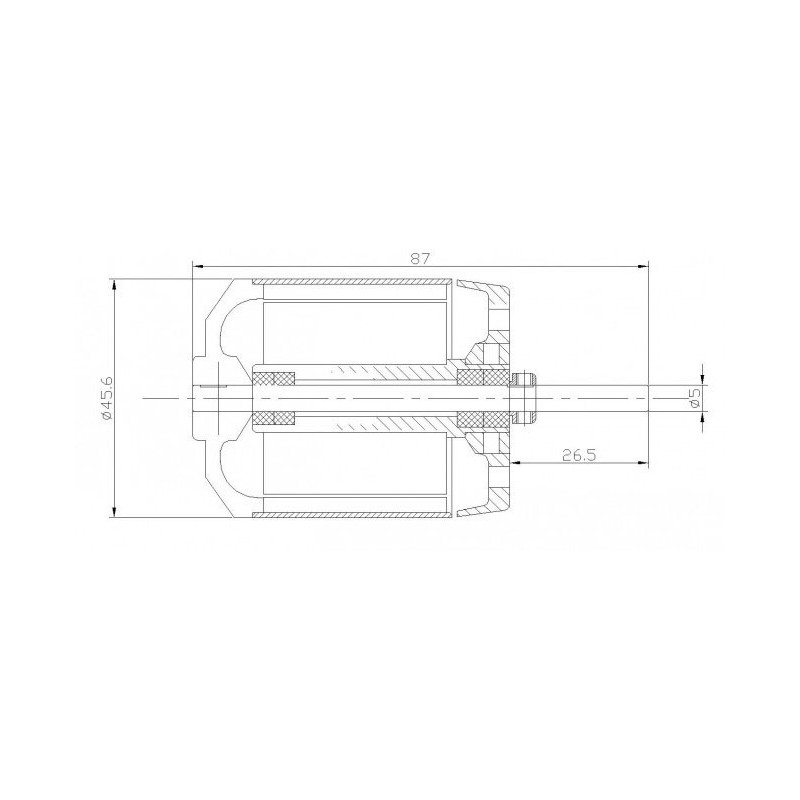 Moteur électrique radiocommandé Moteur DM3635 Kv470