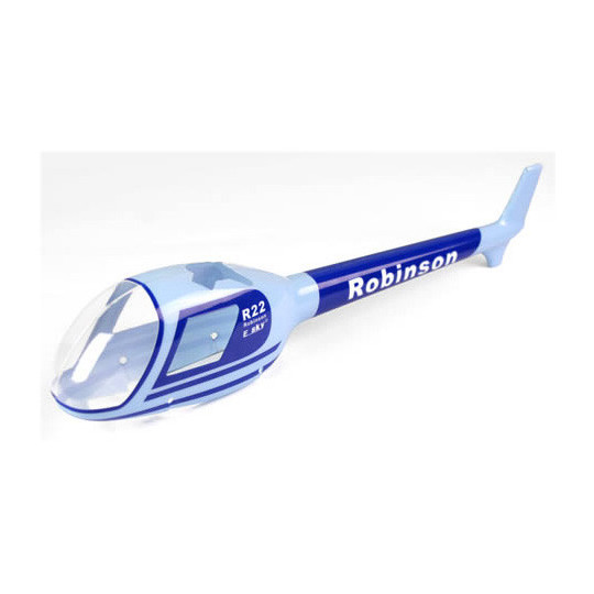 Pièce pour hélicoptère électrique ROBINSON FUSELAGE BLEU