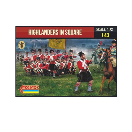 Figurine Highlanders in Square 1/72