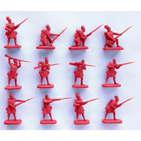 Figurine Highlanders in Square 1/72