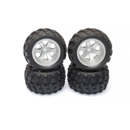 Part for Electric Buggy 1/18 wheels + "V" tires | Scientific-MHD