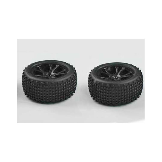 Pièce pour voiture electrique tous chemin 1/10 Roues arrière Piste Buggy 2pcs