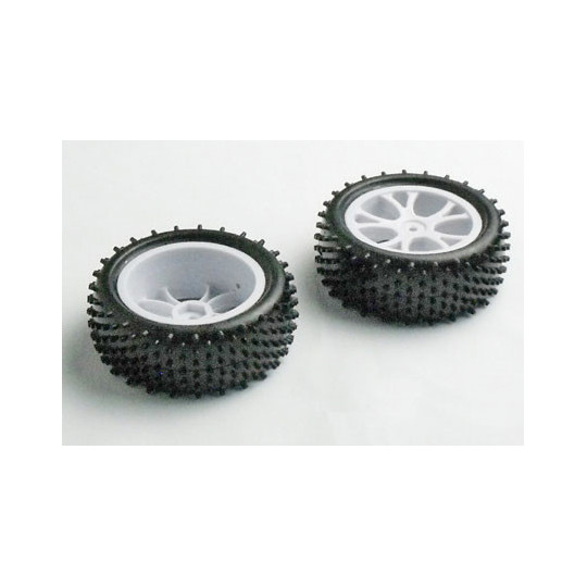 Pièce pour voiture electrique tous chemin 1/10 Roues avant Picots Buggy 2pcs Pièce pour voiture electrique tous chemin 1/10 Roues avant Picots Buggy 2pcs