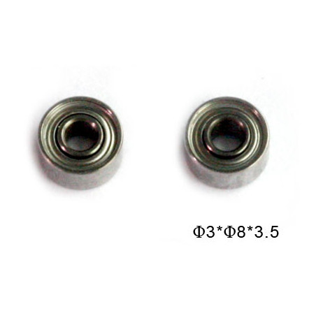 Part for electric helicopter bearings (2 pcs) 3x8x3.5 | Scientific-MHD