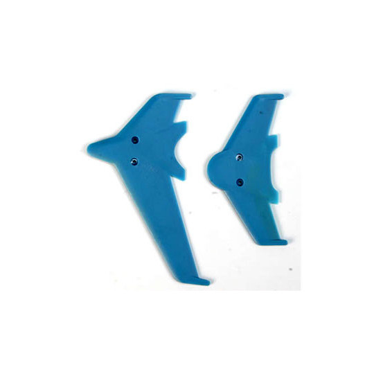Pièce pour hélicoptère électrique STABILISATEUR ET DERIVE BLEUS