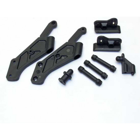 Part for thermal car all path 1/8 rear aileron support | Scientific-MHD