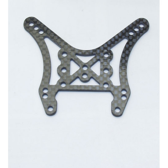 Pièce pour voiture electrique tous chemin 1/10 Support Amort Arr Rally Carbon Pièce pour voiture electrique tous chemin 1/10 Support Amort Arr Rally Carbon