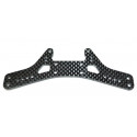 Pièce pour voiture electrique de piste 1/10 Support Amort. arrière carbone