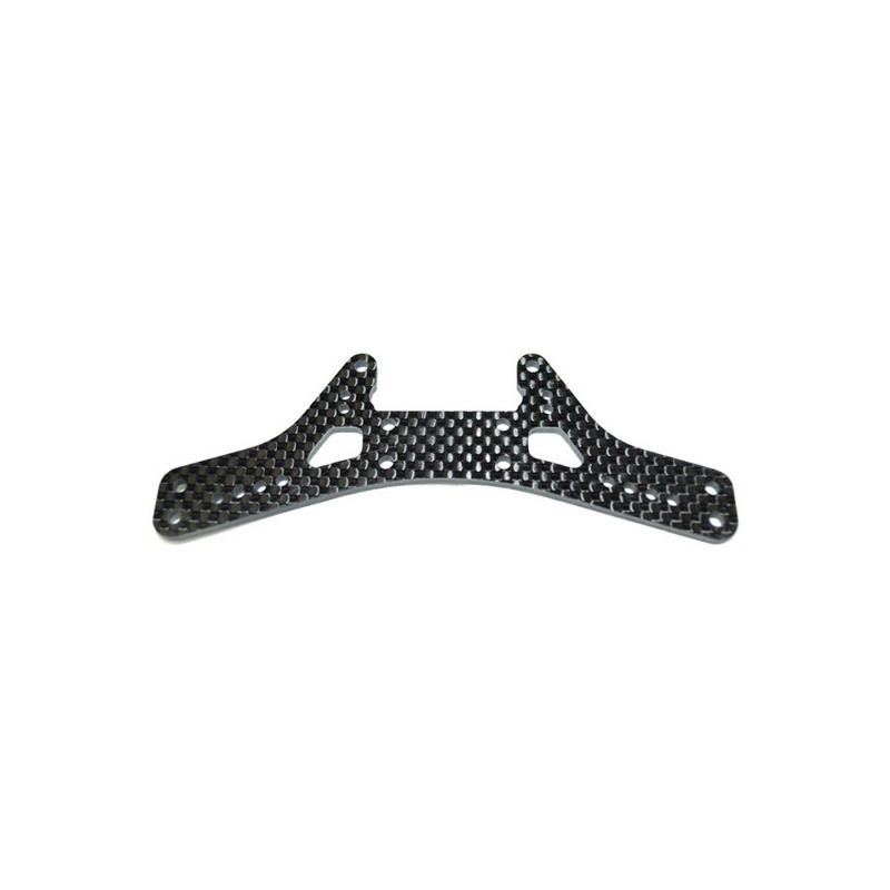 Pièce pour voiture electrique de piste 1/10 Support Amort. arrière carbone