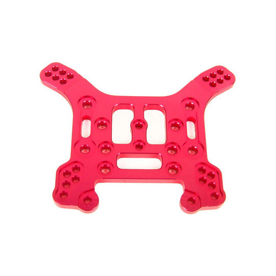 Pièce pour voiture thermique tous chemin 1/8 SUPPORT AMORTISSEURS ARR ALU