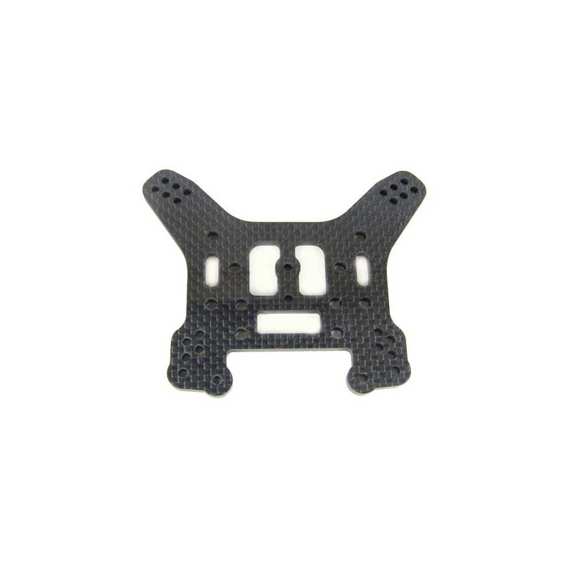 Pièce pour voiture thermique tous chemin 1/8 SUPPORT AMORTISSEURS CARBONE