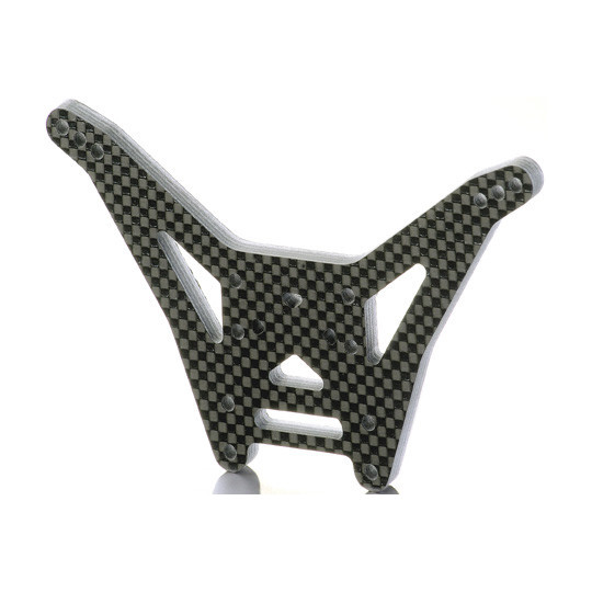 Pièce pour voiture thermique tous chemin 1/10 SUPPORT AMORTISSSEUR CARBONE Pièce pour voiture thermique tous chemin 1/10 SUPPORT AMORTISSSEUR CARBONE