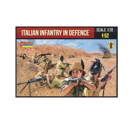 Italienische Infanterie in der Verteidigung 1/72 Figurin | Scientific-MHD