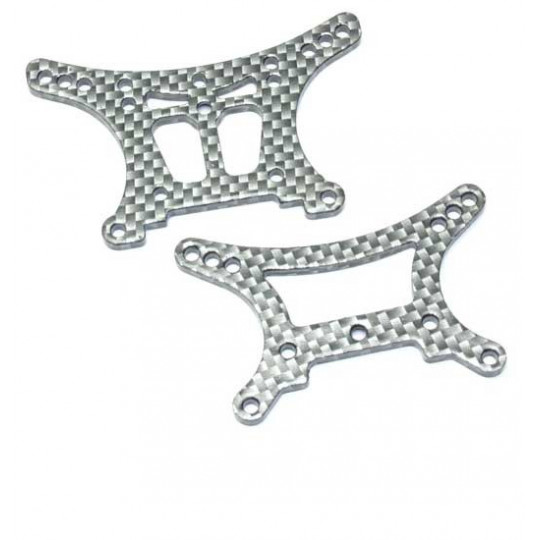 Pièce pour voiture electrique tous chemin 1/10 Supports Amortisseurs avt arr