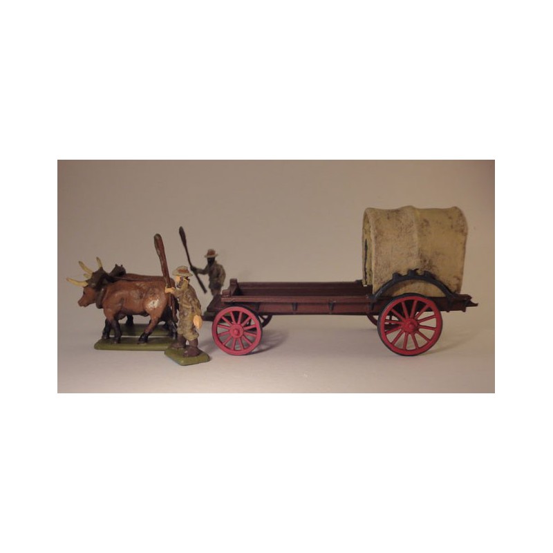 Figurine Colonial Ox Wagon 1/72 Figurine Colonial Ox Wagon 1/72