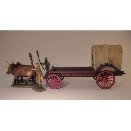Colonial figurine Ox Wagon 1/72 | Scientific-MHD