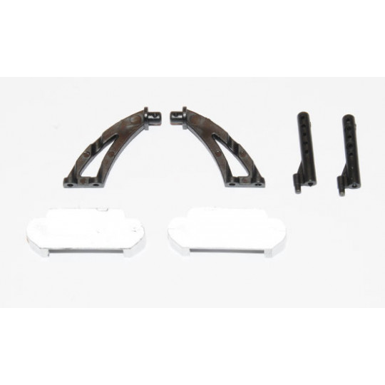 Pièce pour Buggy electrique 1/18 Supports de carro et d'aileron