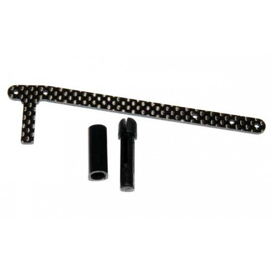 Radio controlled sailboat parts Mast, booms and accessories without