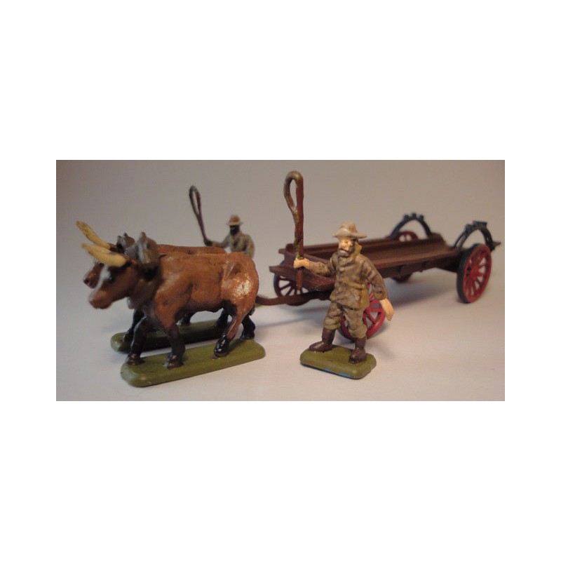 Figurine Colonial Ox Wagon 1/72 Figurine Colonial Ox Wagon 1/72
