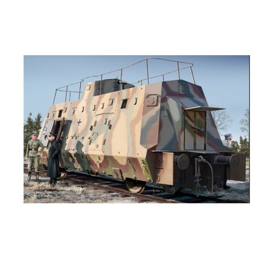 Maquette de train en plastique Kommandowagen 1/72 Maquette de train en plastique Kommandowagen 1/72