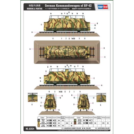 Kommandowagen 1/72 plastic train model | Scientific-MHD