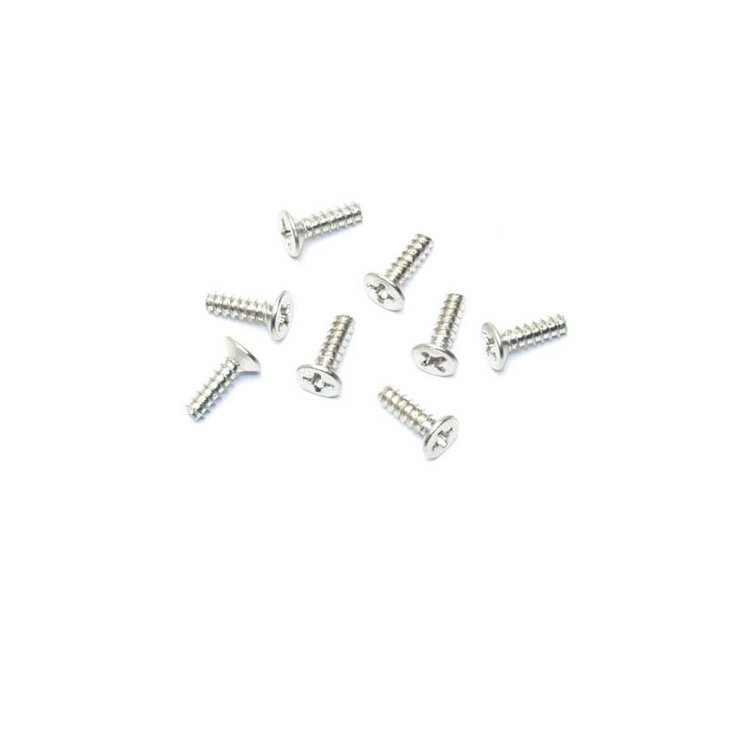 Pièce pour voiture electrique tous chemin 1/10 Vis Auto Foreuse 3x10 (8pcs)