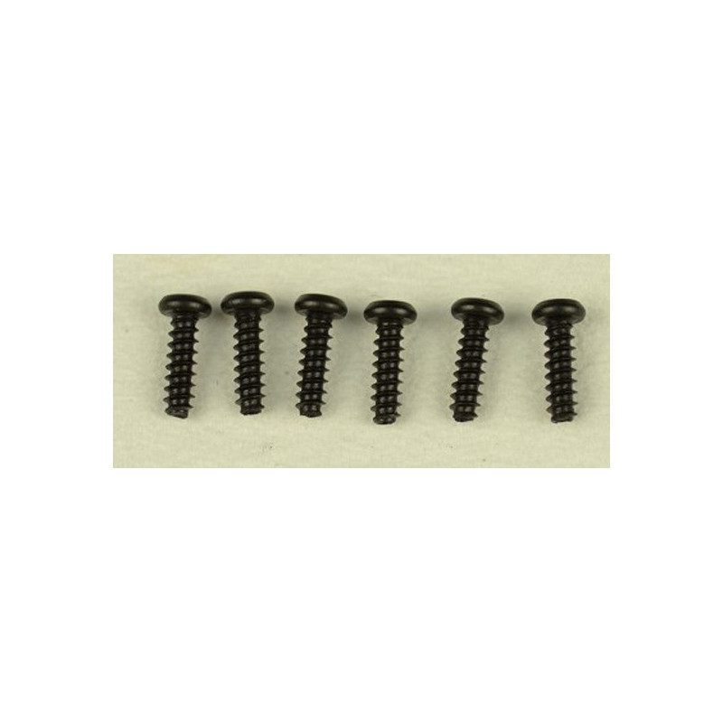 Pièce pour voiture electrique tous chemin 1/10 Vis auto foreuse 3x10 6 pcs
