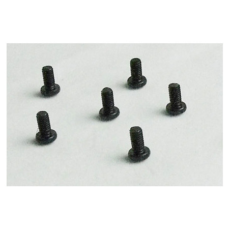 Part for electric car all path 1/10 Parker screw M3*6 6pcs | Scientific-MHD