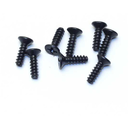 Pièce pour voiture electrique tous chemin 1/10 Vis Tête Plate 3x10 (8 pcs)