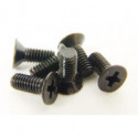 Part for thermal car all path 1/5 4x10 flat head screw (6 pcs) | Scientific-MHD