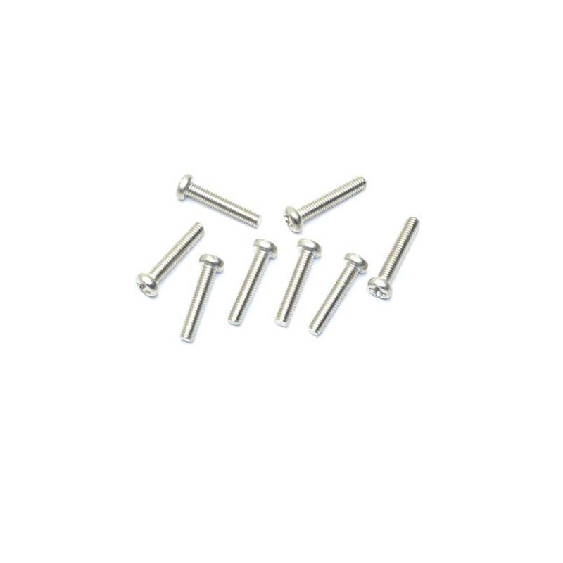 Pièce pour voiture electrique tous chemin 1/10 Vis Tête Plate M3X15 8pcs