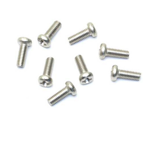 Pièce pour voiture electrique tous chemin 1/10 Vis Tête Plate M3X8 8pcs