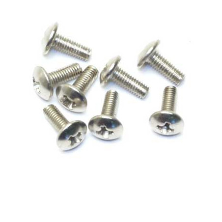 Part for electric car all path 1/10 round head screw m3x8 (8pcs) | Scientific-MHD