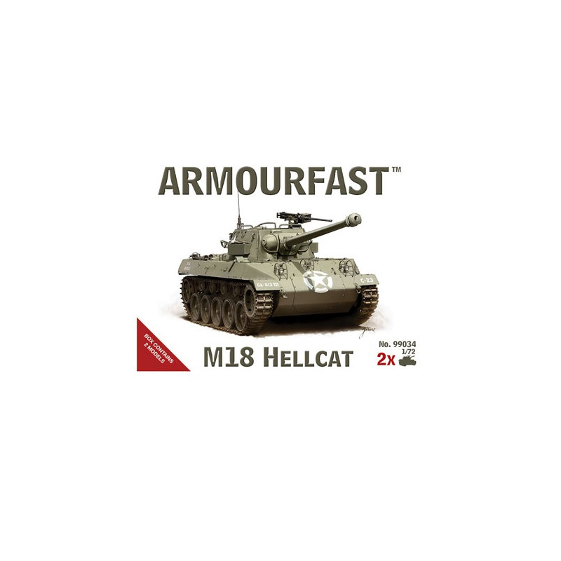 Maquette de Char en plastique M18 HELLCAT au 1/72